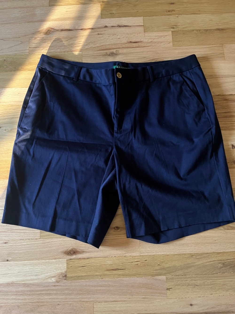Lauren Ralph Lauren Navy Dress Shorts